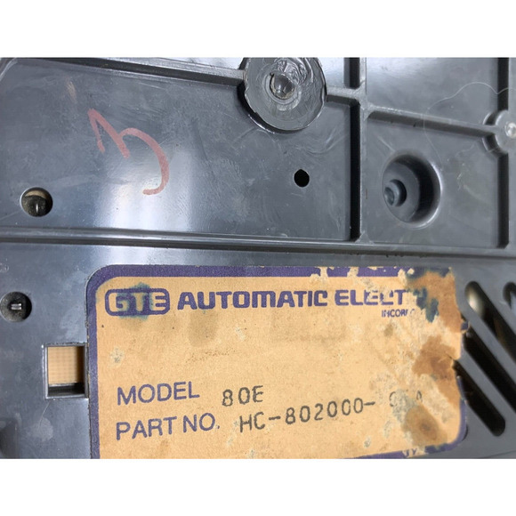 Vintage GTE Automatic Electric Rotary Black Desk Phone 80E Display/Parts/Prop - Picture 10 of 10